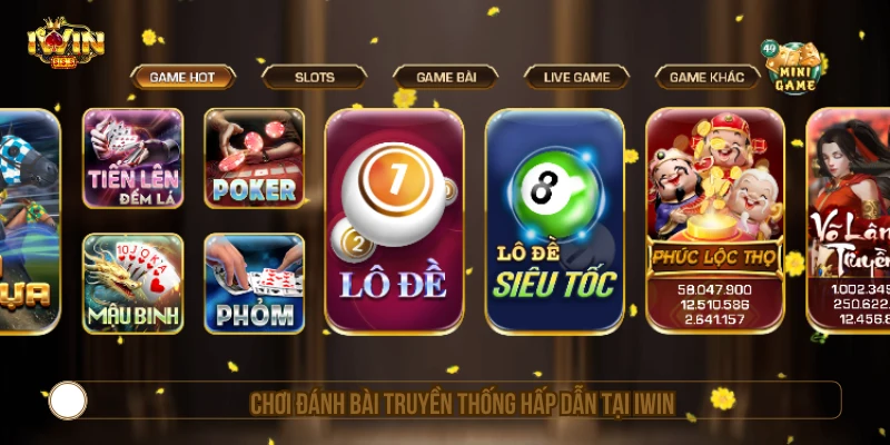 Nhóm game bài truyền thống tại IWIN