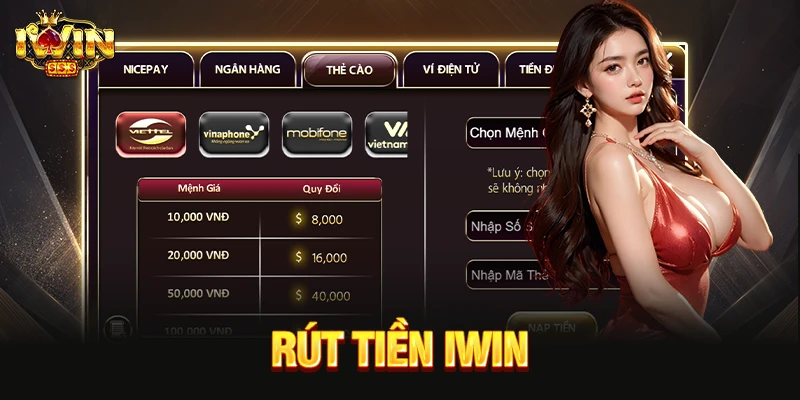 rút tiền IWIN hướng dẫn