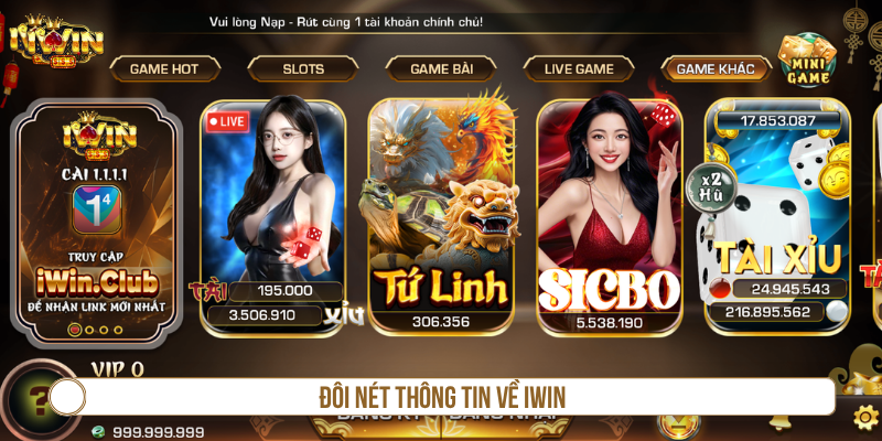 Đôi nét thông tin về IWIN